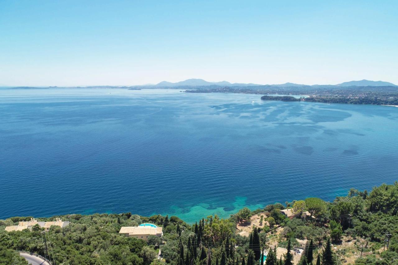 Adriana Sea View Villa Ipsos Exterior photo