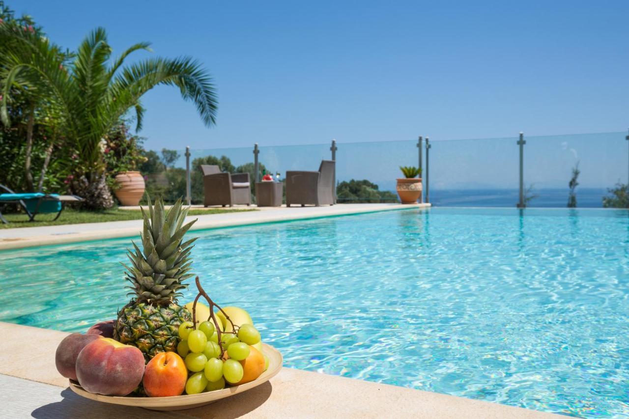 Adriana Sea View Villa Ipsos Exterior photo
