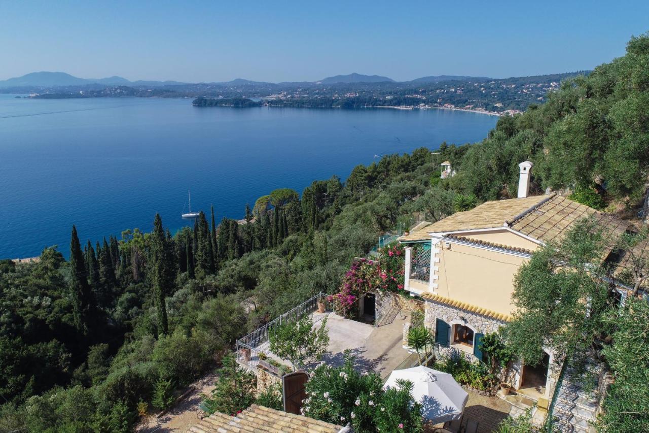 Adriana Sea View Villa Ipsos Exterior photo