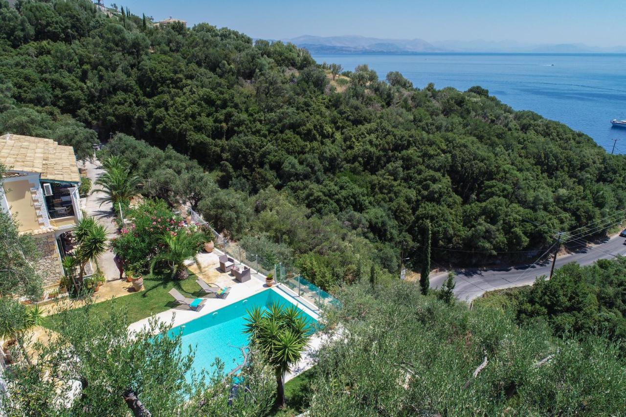 Adriana Sea View Villa Ipsos Exterior photo