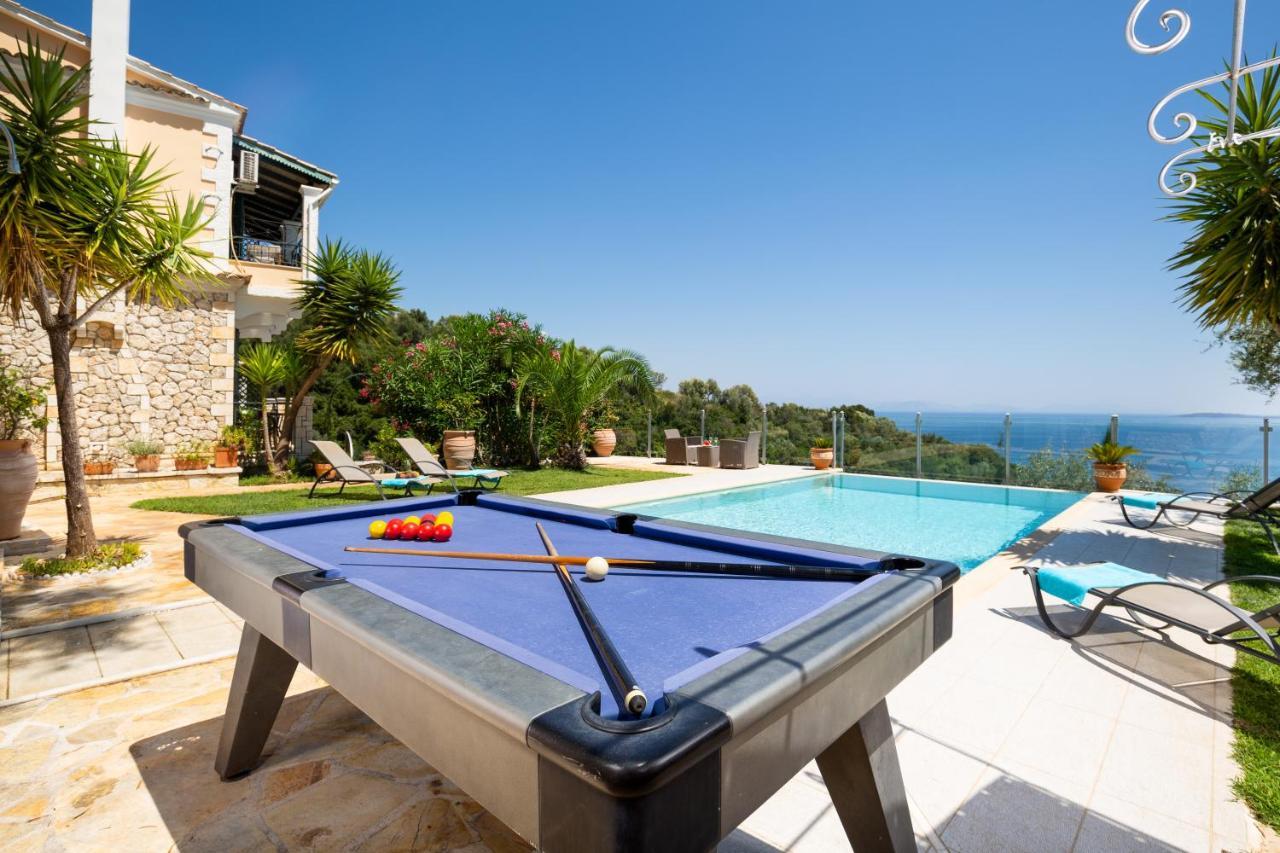 Adriana Sea View Villa Ipsos Exterior photo